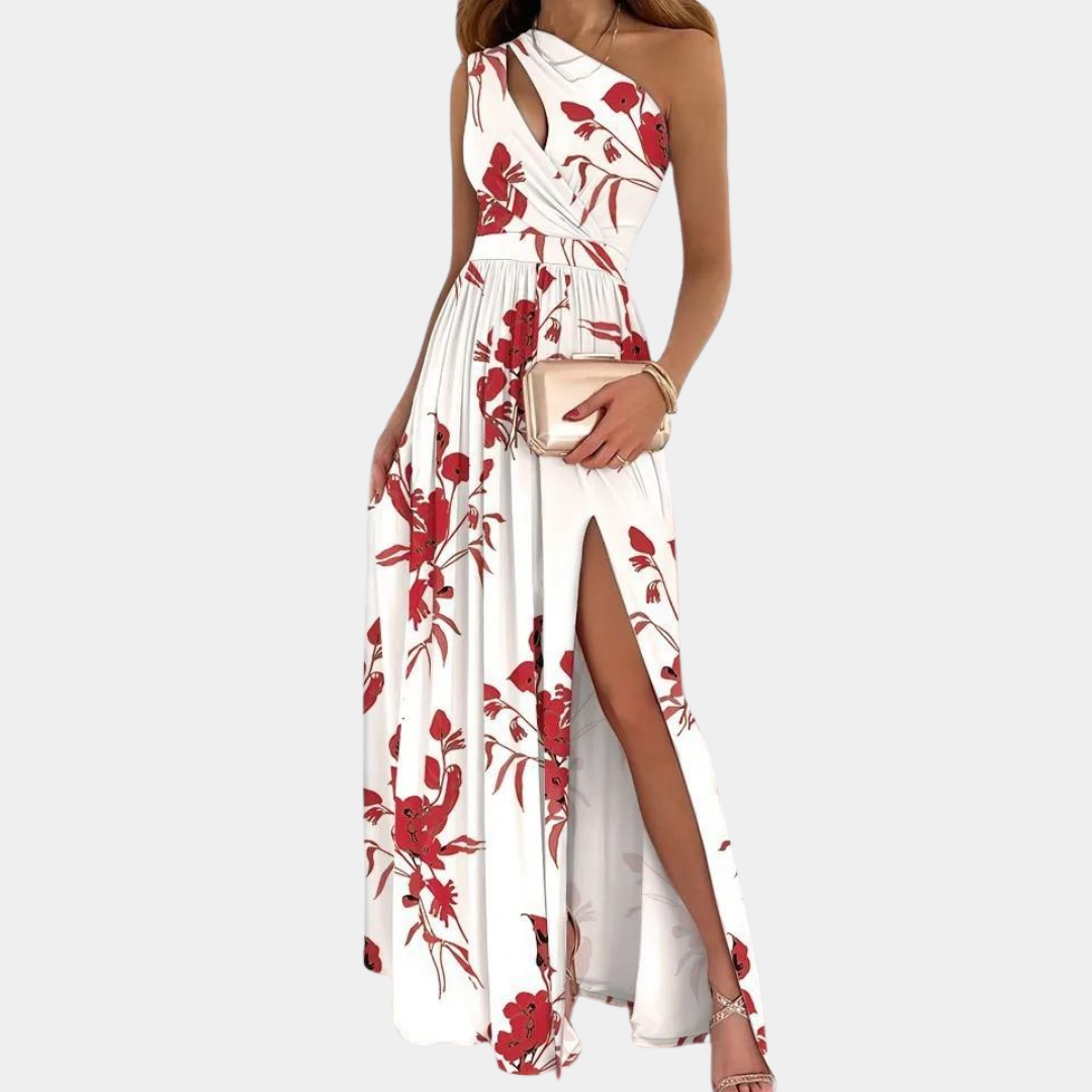 Loredana - Asymmetrische Elegant Zomer Maxi Jurk