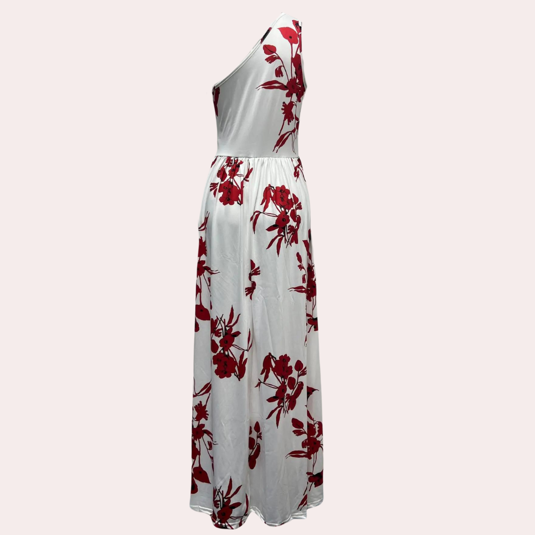 Loredana - Asymmetrische Elegant Zomer Maxi Jurk