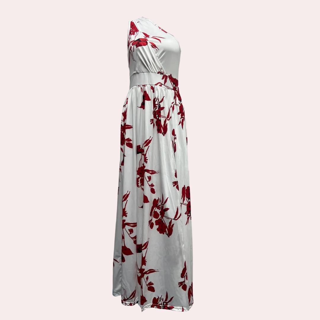 Loredana - Asymmetrische Elegant Zomer Maxi Jurk