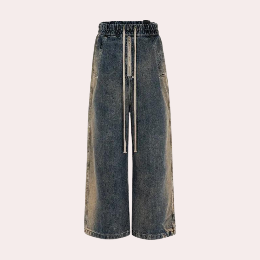 Kyril - Casual baggy herenjeans voor de zomer