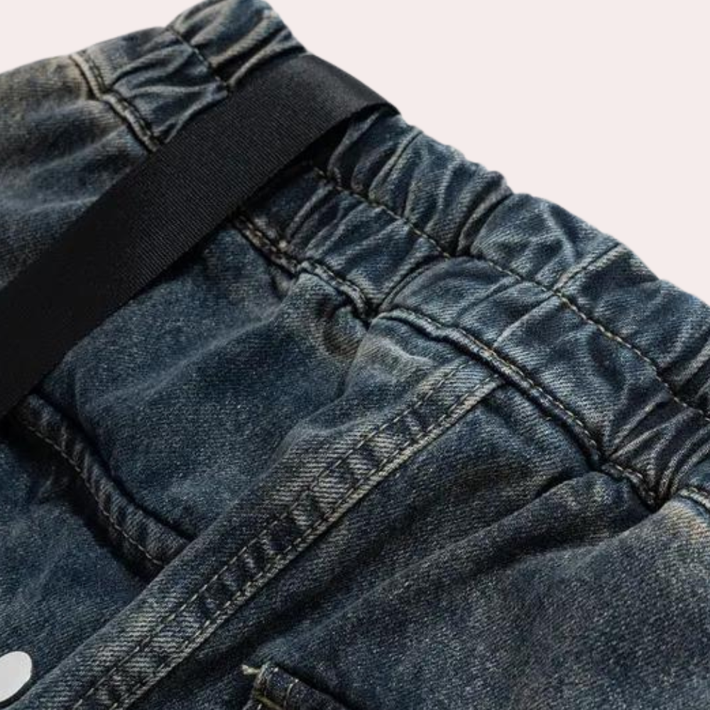 Kyril - Casual baggy herenjeans voor de zomer