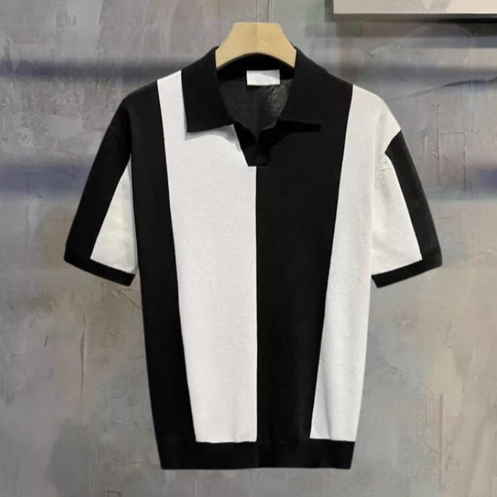 Andrei - Tijdloos Gebreid Poloshirt voor heren - Zomerse Stijl