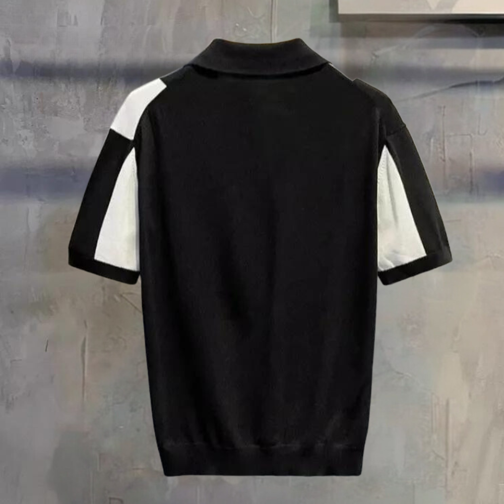 Andrei - Tijdloos Gebreid Poloshirt voor heren - Zomerse Stijl