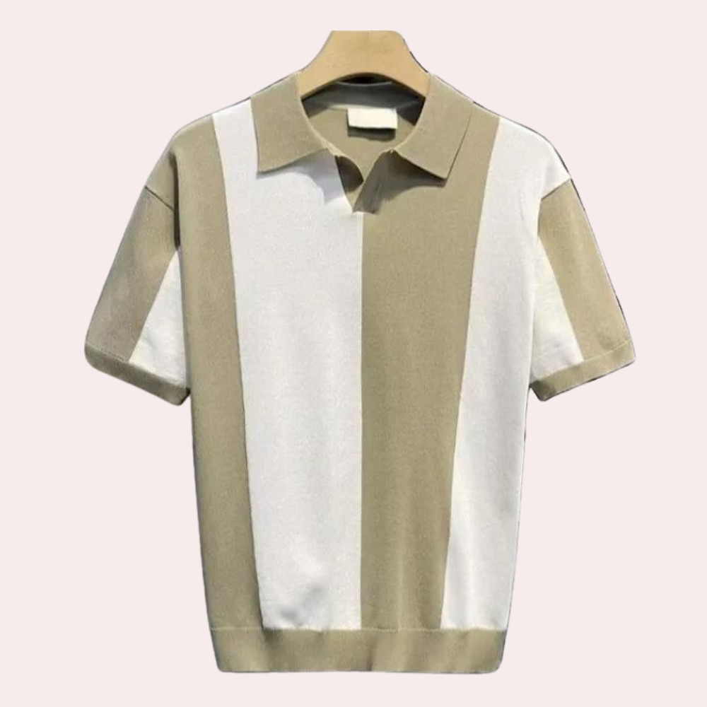 Andrei - Tijdloos Gebreid Poloshirt voor heren - Zomerse Stijl