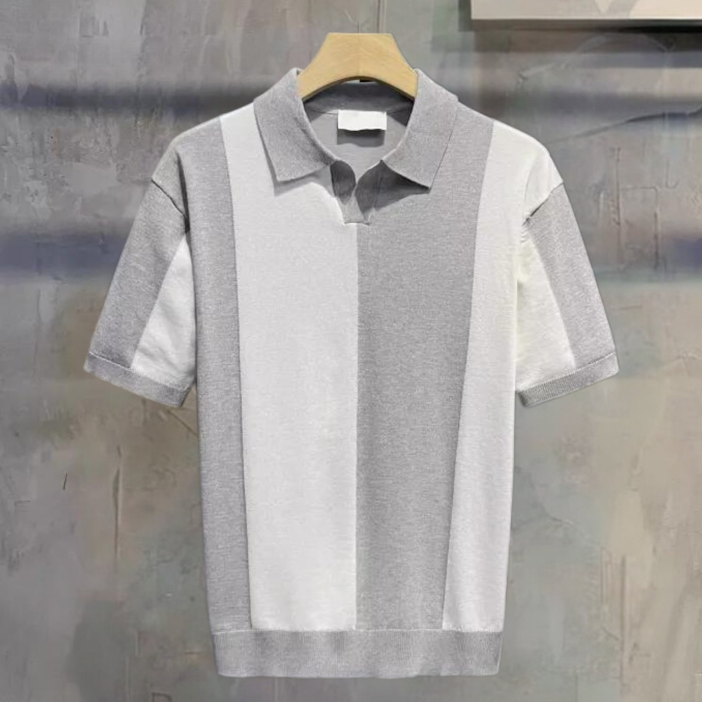 Andrei - Tijdloos Gebreid Poloshirt voor heren - Zomerse Stijl