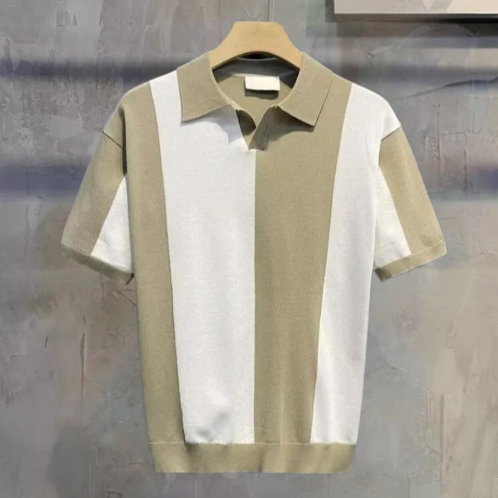 Andrei - Tijdloos Gebreid Poloshirt voor heren - Zomerse Stijl