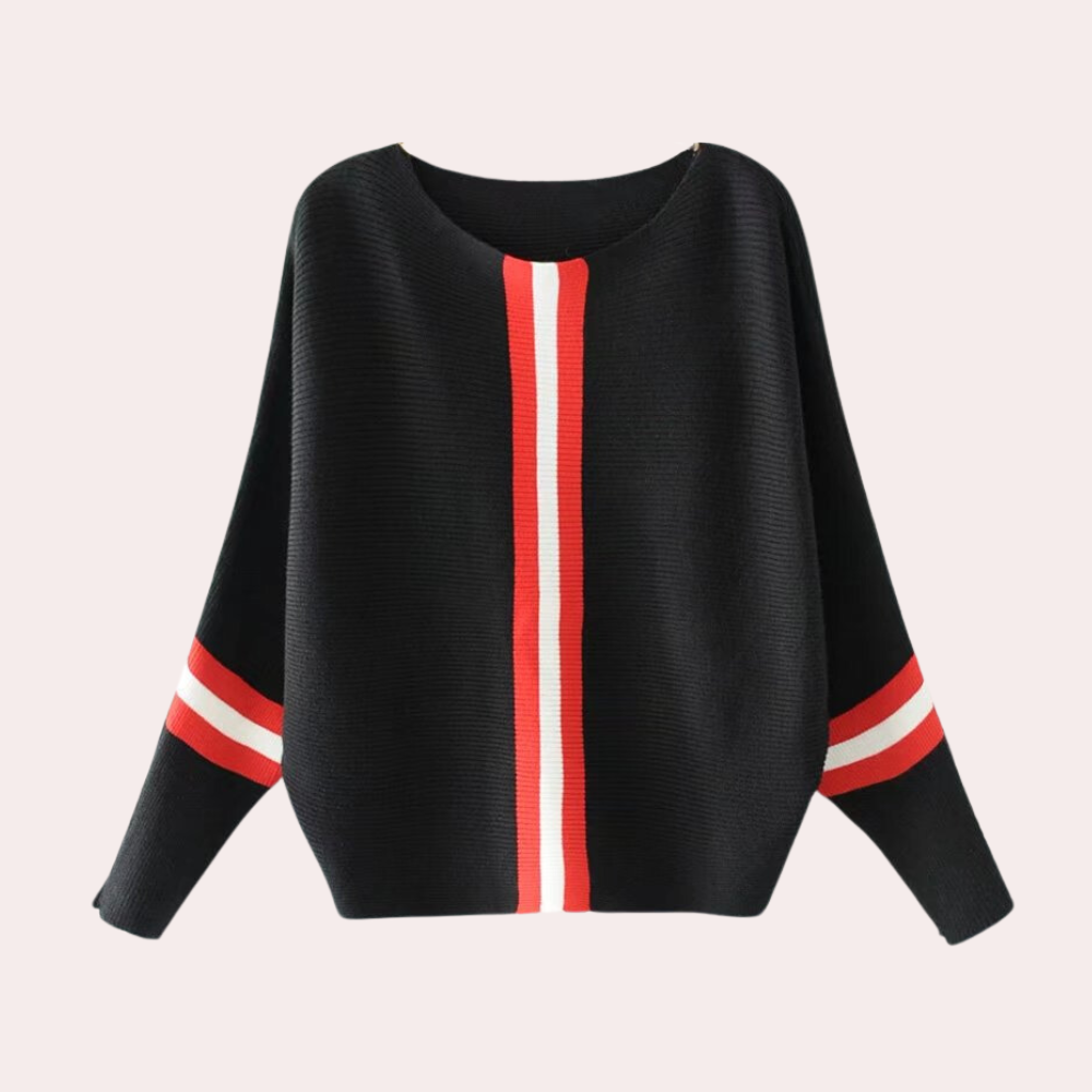 Karine - Dames zomertrui met minimalistische streep