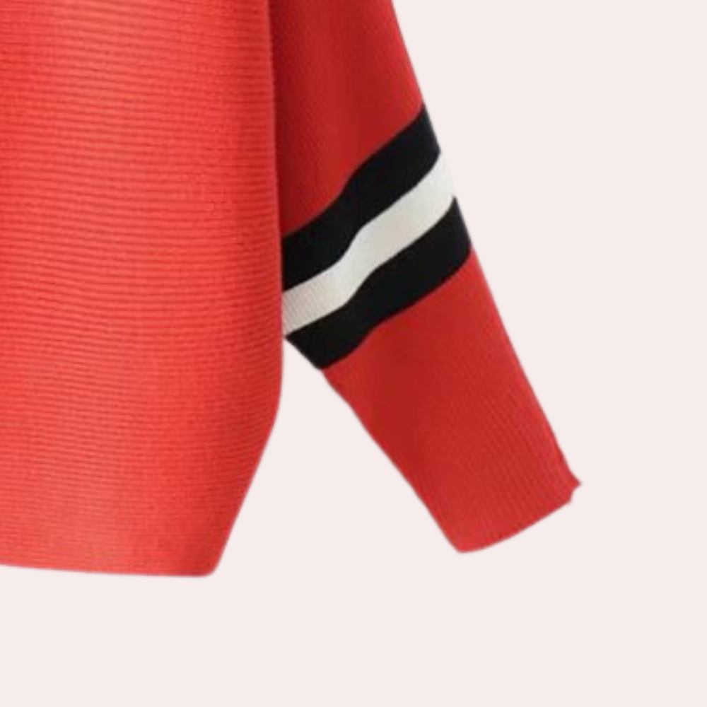 Karine - Dames zomertrui met minimalistische streep