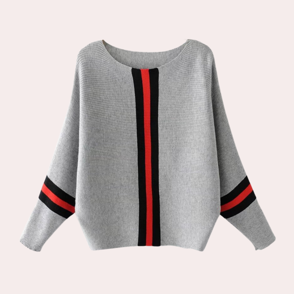 Karine - Dames zomertrui met minimalistische streep