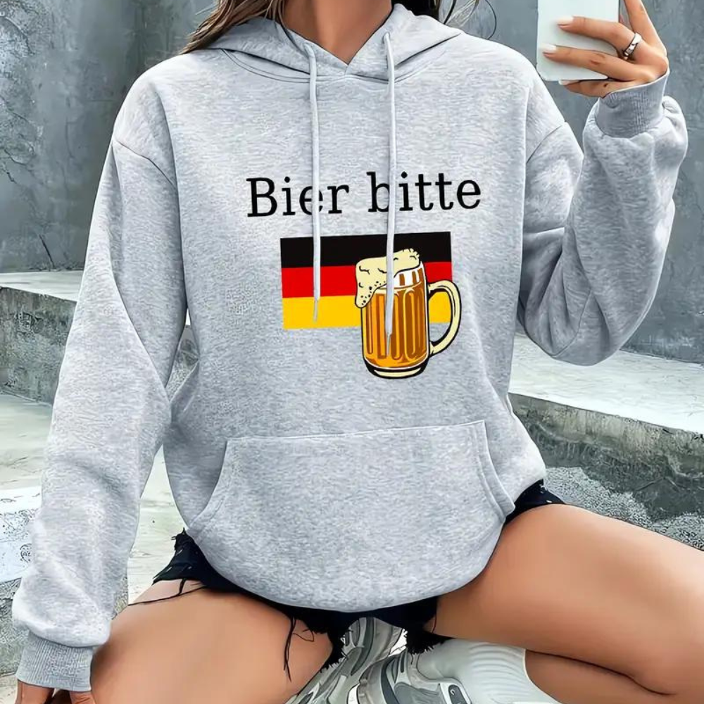 Andriana - Elegante dameshoodie voor zomerse festivals en oktoberfest