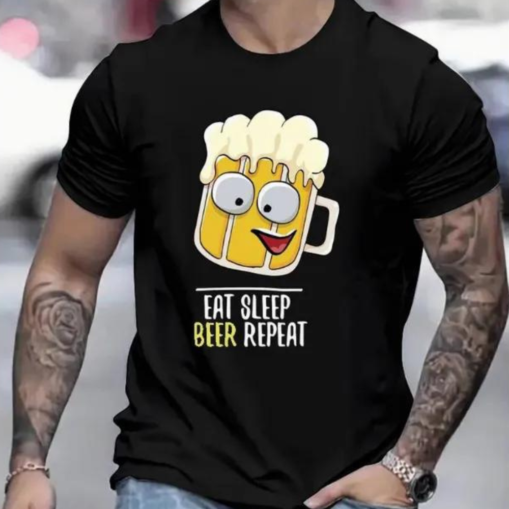 Jarek - Zomerse Oktoberfest T-shirt voor Heren