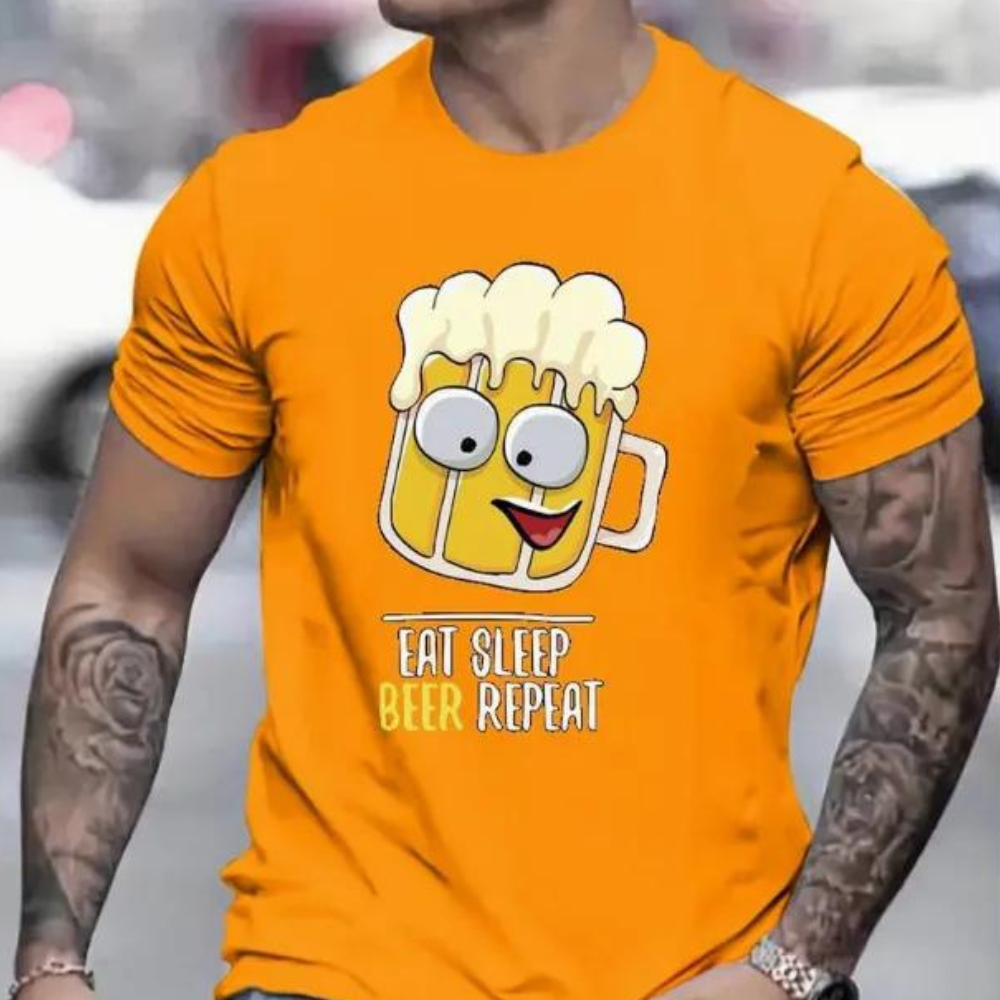 Jarek - Zomerse Oktoberfest T-shirt voor Heren