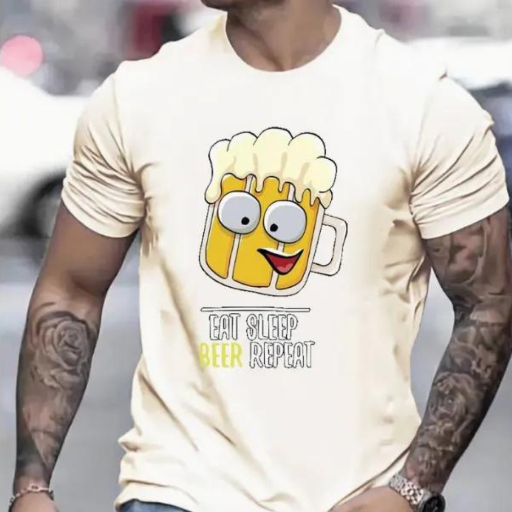 Jarek - Zomerse Oktoberfest T-shirt voor Heren