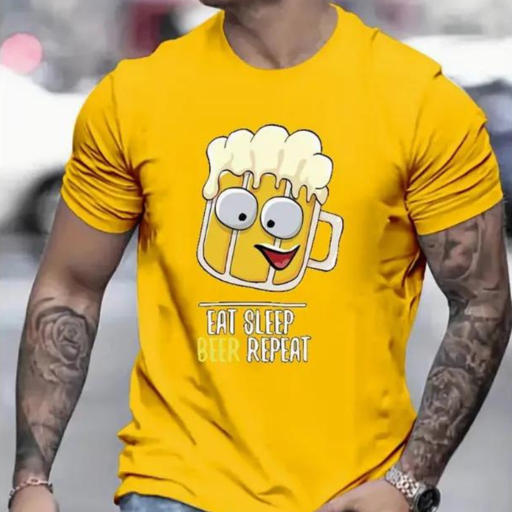 Jarek - Zomerse Oktoberfest T-shirt voor Heren
