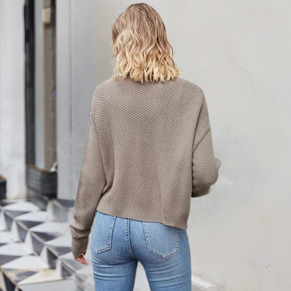 Amaryllis - Luxe gebreid damesvest voor de zomer