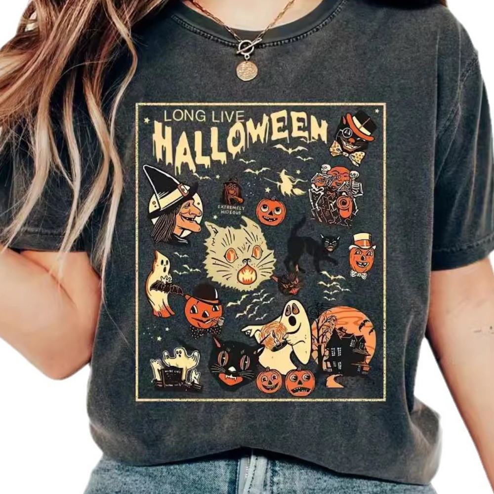 Jazmina - Casual Zomerse Halloween T-shirt voor dames