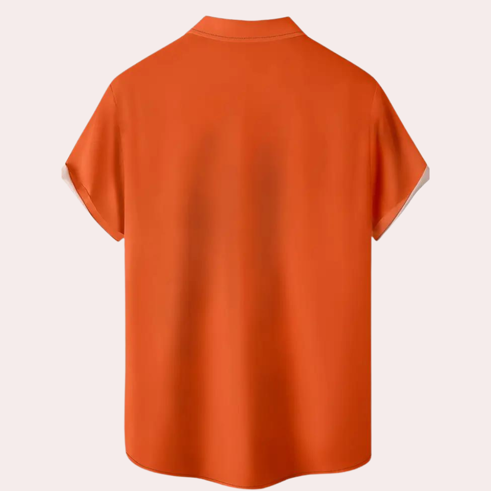Jure - Zomerse Halloween Shirt voor mannen met korte mouwen
