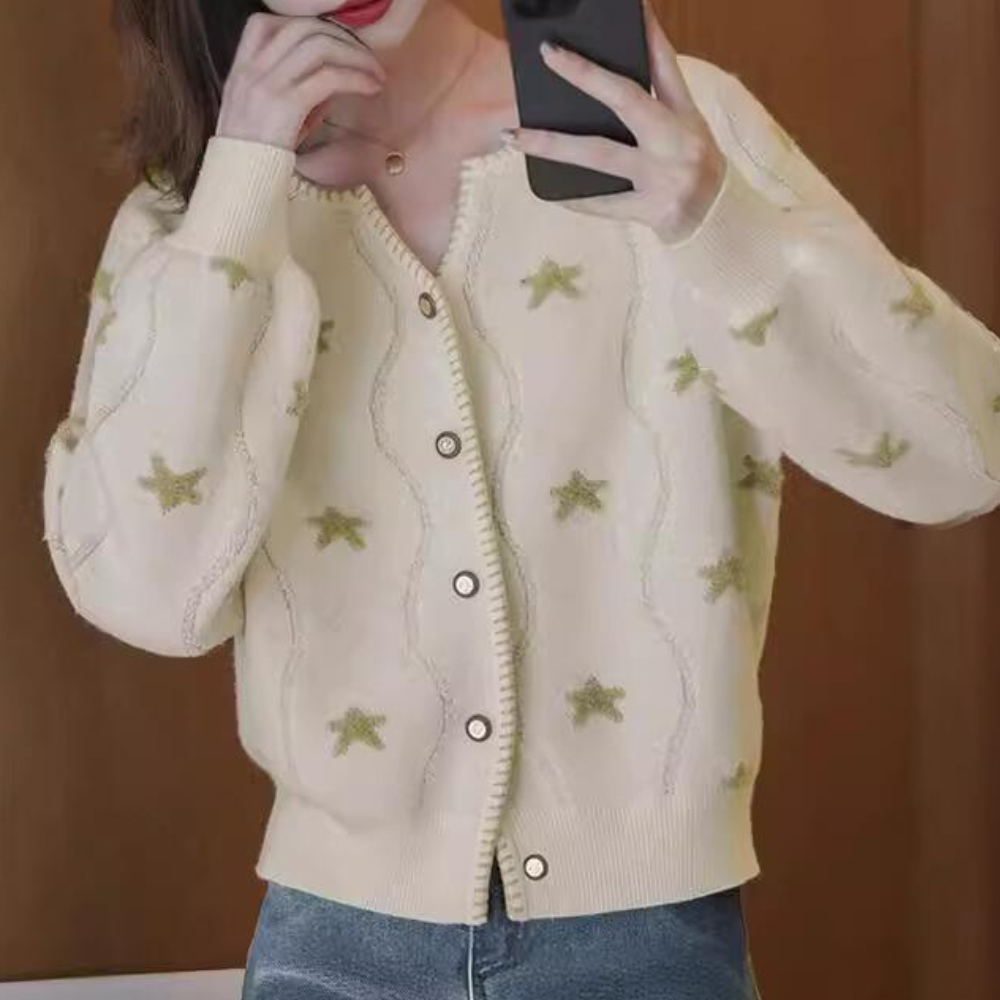 KIANA - Tijdloos Gebreid Vest voor Dames - Lente/Zomer Editie