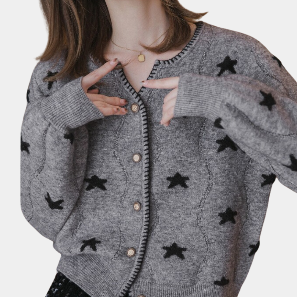 KIANA - Tijdloos Gebreid Vest voor Dames - Lente/Zomer Editie