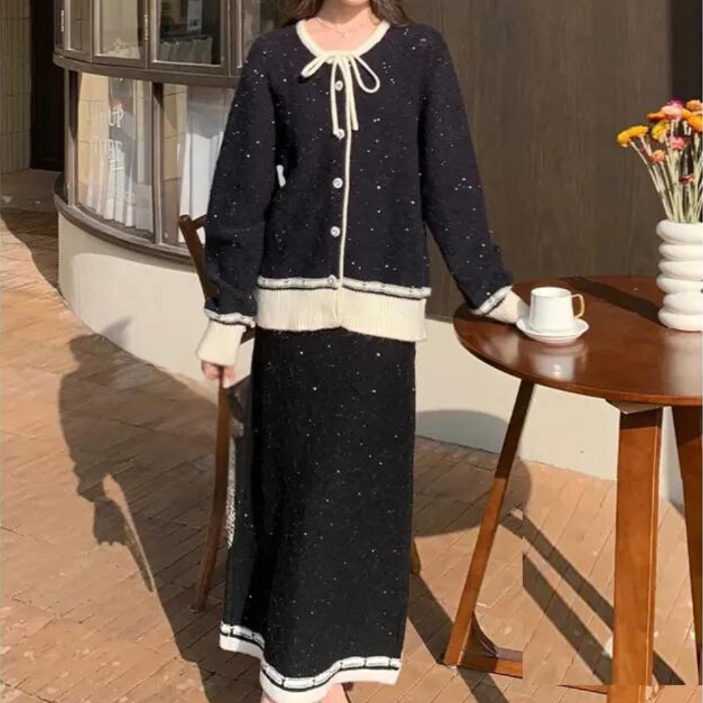 LAIA - Luxe Gebreide Zomerset voor Dames