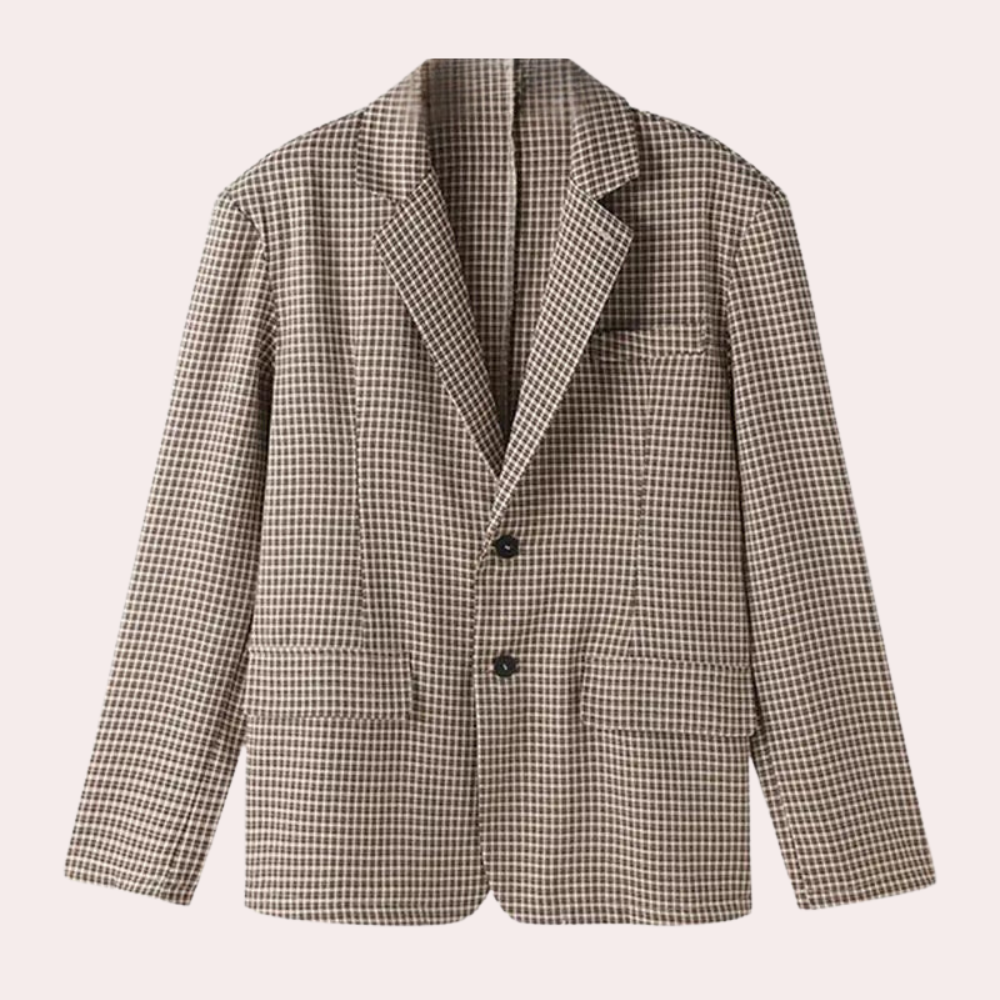 LARRY - Geraffineerde Zomerse Geruite Blazer voor Heren