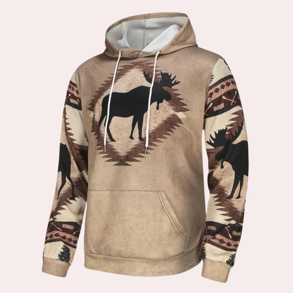 LOGAN - Lichte Casual Sweatshirt met Kap voor Heren - Perfect voor de Zomer