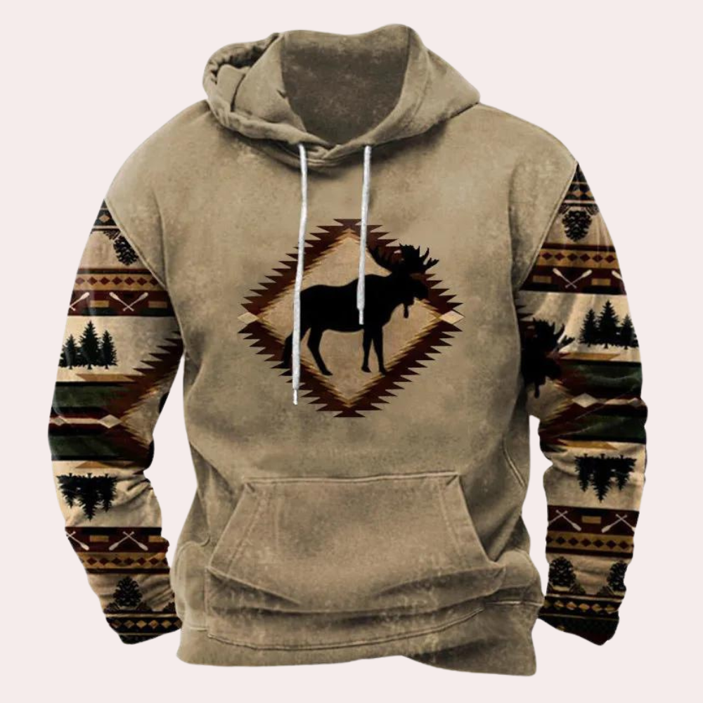 LOGAN - Lichte Casual Sweatshirt met Kap voor Heren - Perfect voor de Zomer