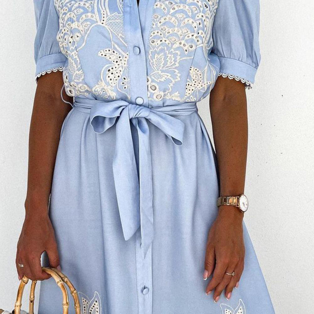 LAGERTHA - Elegante zomerse maxi jurk