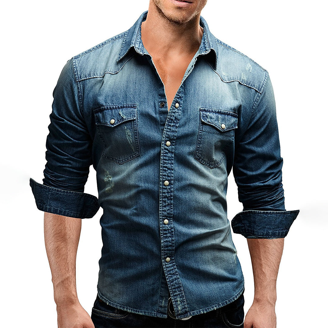 LARRY - Casual lange mouwen zomershirt