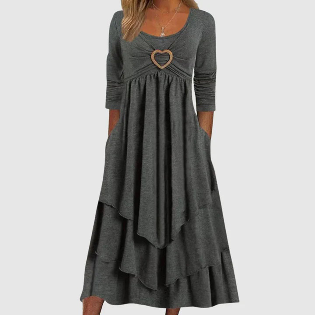 ABEBA - Casual lange zomerjurk