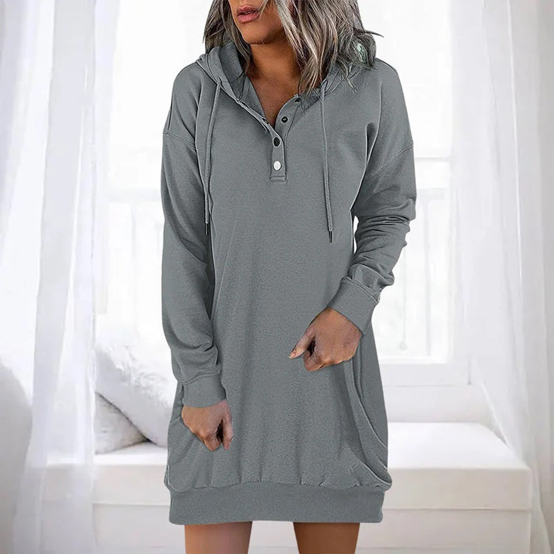 ALLEGRA - Lente/Zomer casual hoodie jurk