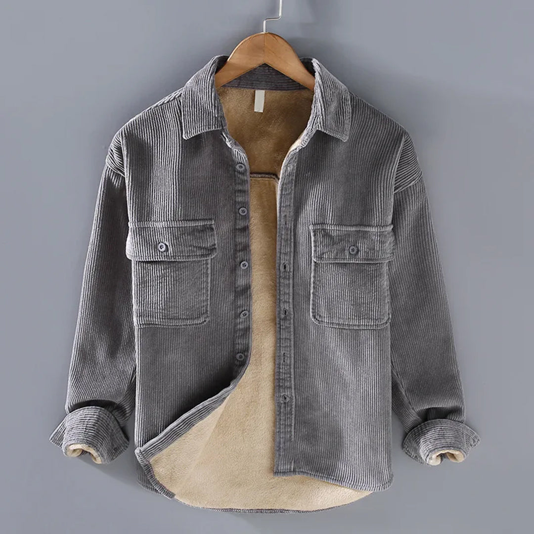 ABERNATHY - Luchtig corduroy zomershirt voor mannen