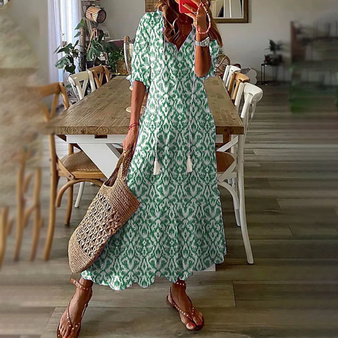 JANNE - Boho maxi zomerjurk