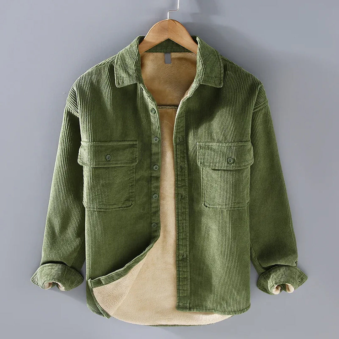 ABERNATHY - Luchtig corduroy zomershirt voor mannen