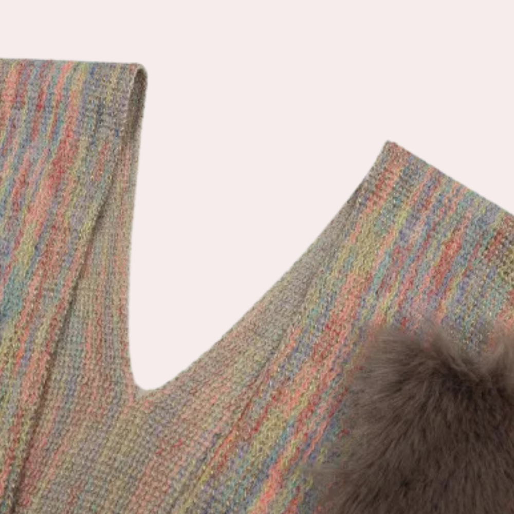LIVIANA - Trendy Gebreide Zomersjaal voor Dames