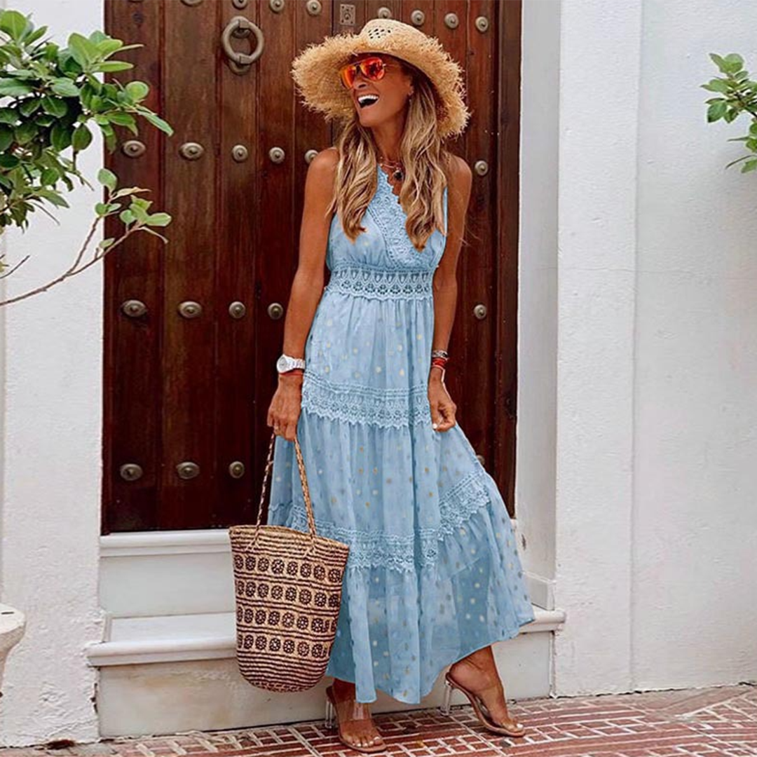 JENESIS - Zomerse maxi jurk voor dames