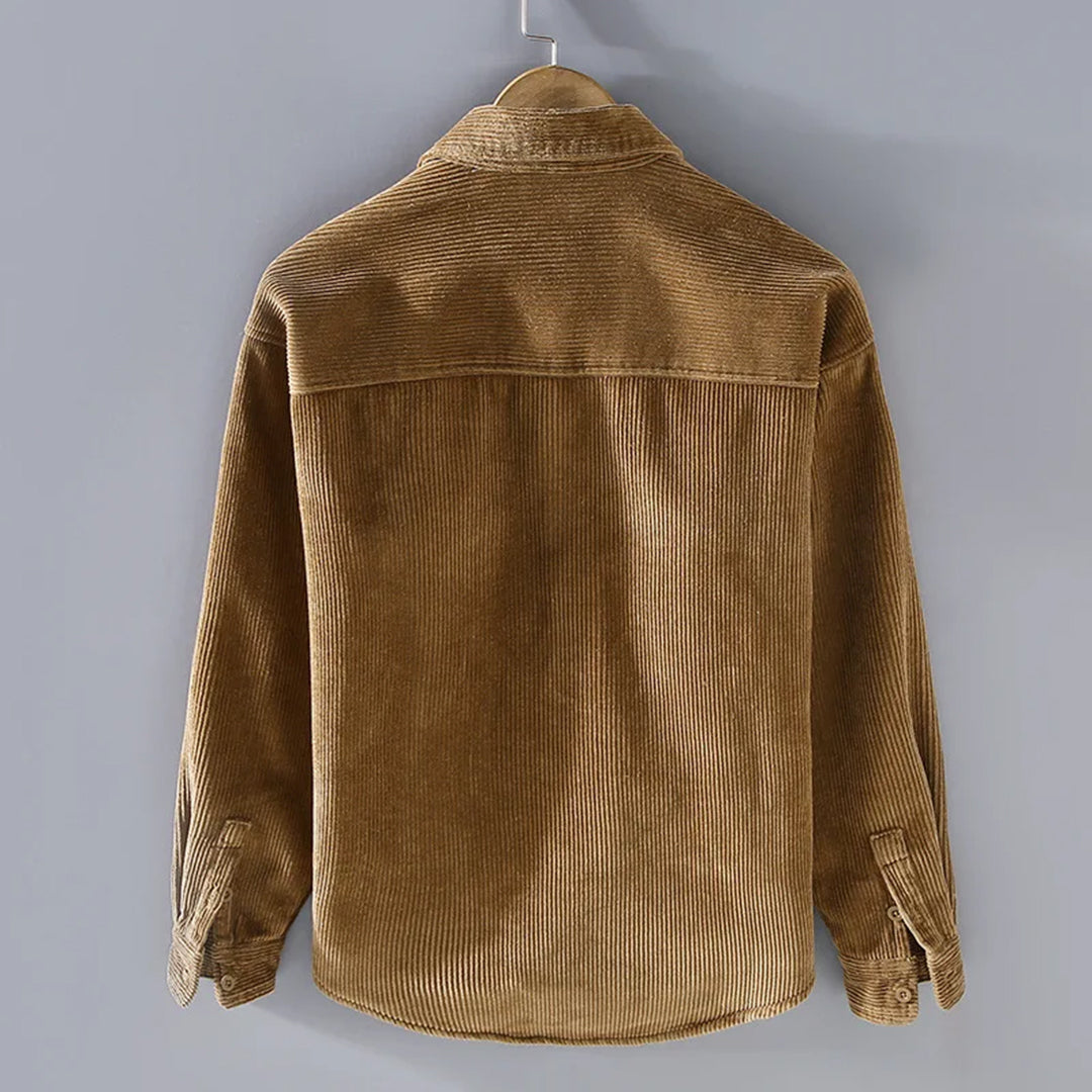 ABERNATHY - Luchtig corduroy zomershirt voor mannen