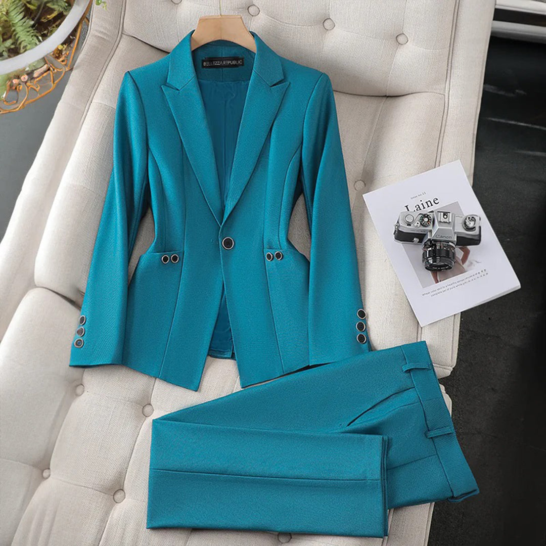LAURA - Elegante blazer en broek set voor de zomer