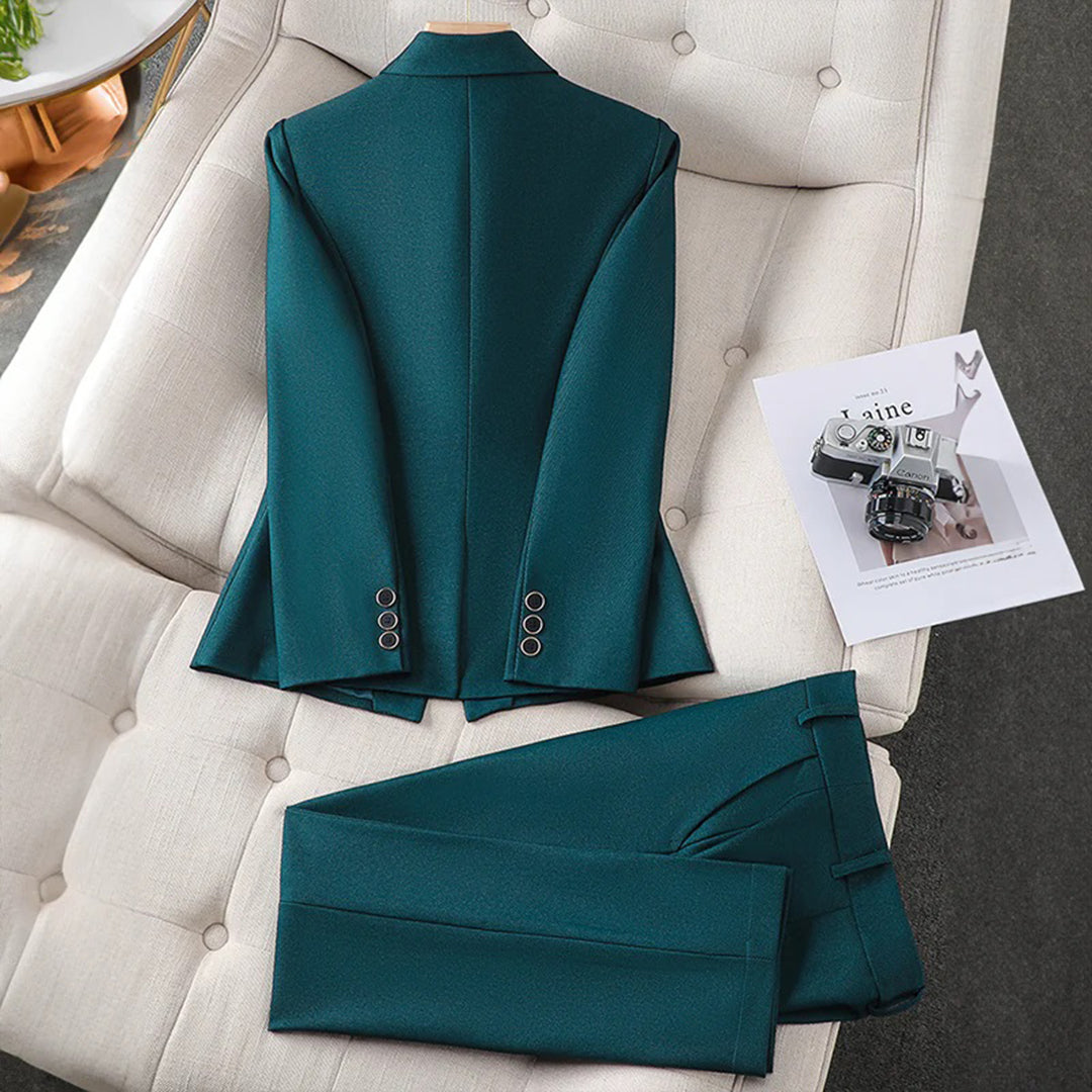 LAURA - Elegante blazer en broek set voor de zomer