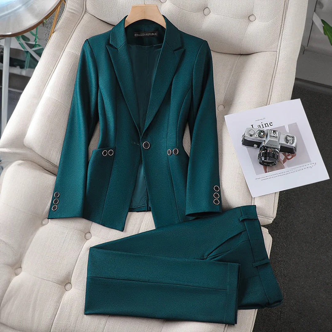 LAURA - Elegante blazer en broek set voor de zomer