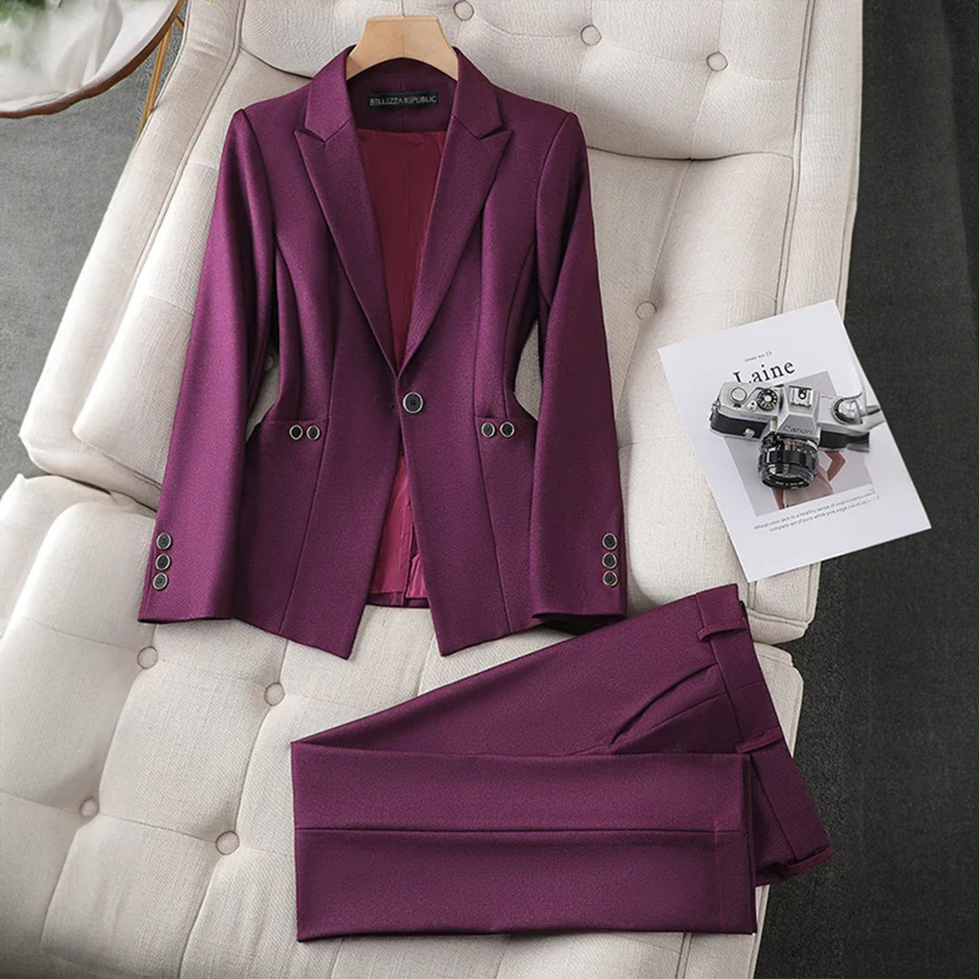 LAURA - Elegante blazer en broek set voor de zomer