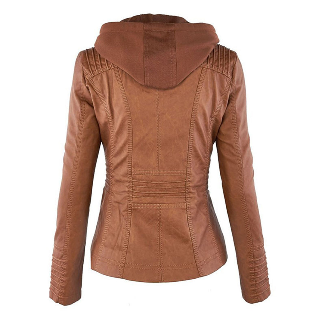 LIESL - Leren zomerjas voor dames - Perfect voor Lente en Zomer