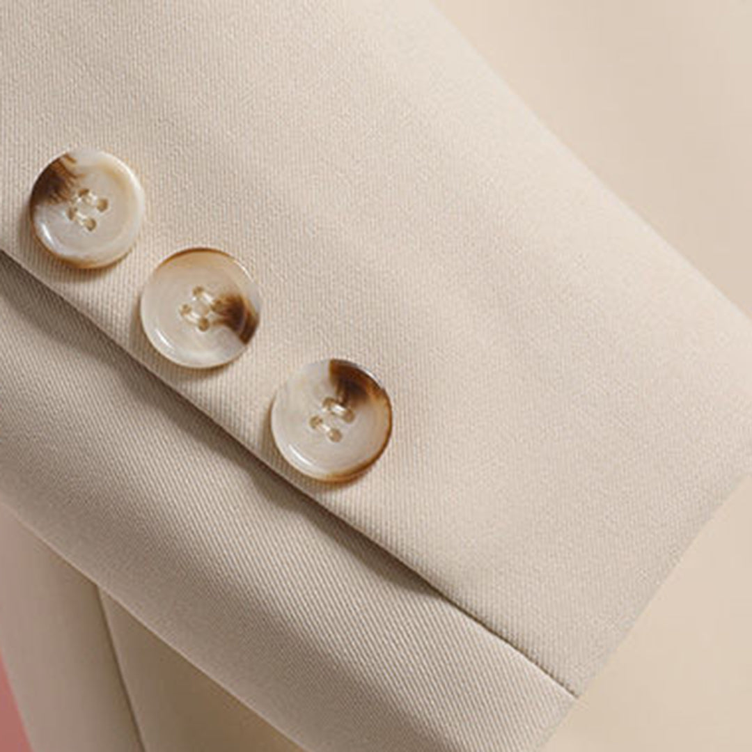 LISA - Luchtige lange blazer met riem voor dames, perfect voor de zomer