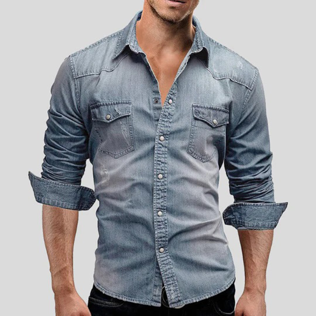 LARRY - Casual lange mouwen zomershirt