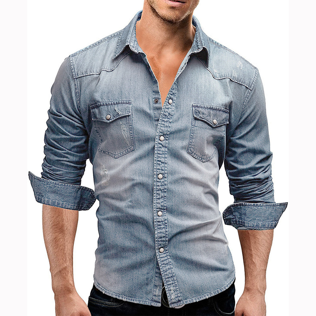 LARRY - Casual lange mouwen zomershirt