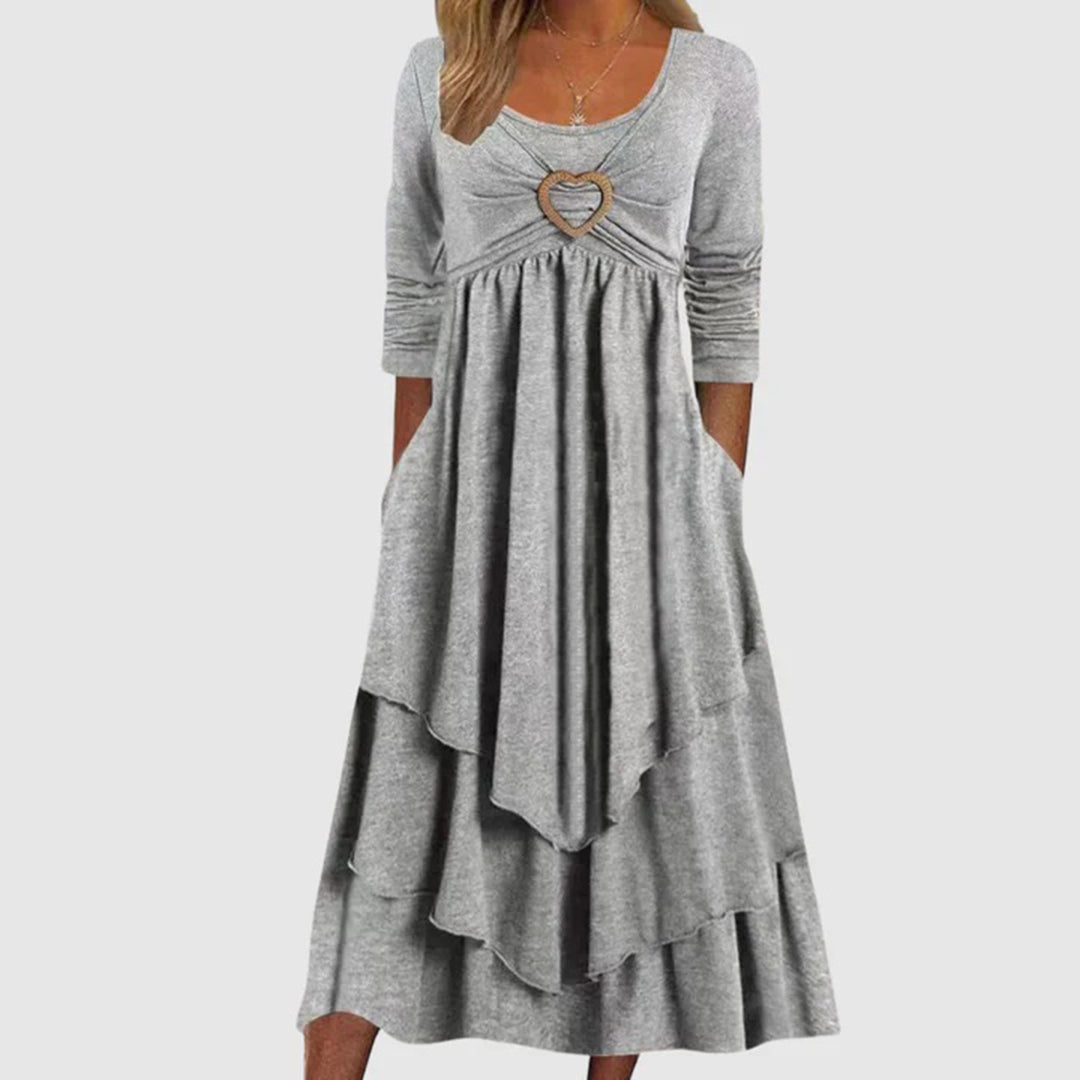 ABEBA - Casual lange zomerjurk