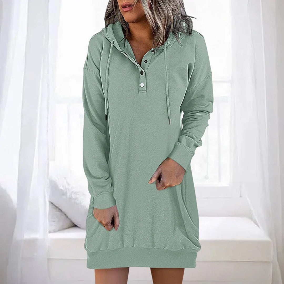 ALLEGRA - Lente/Zomer casual hoodie jurk
