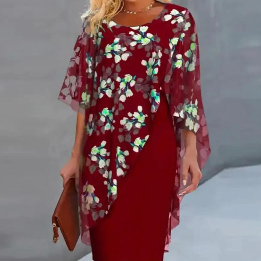 Linnea - Elegante zomer bloemenjurk voor dames