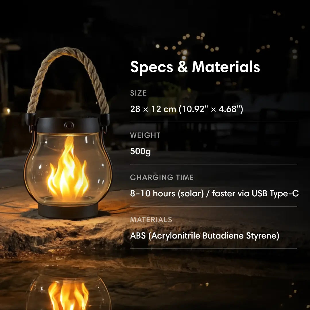 Valcetti™ – Zonne-energie lantaarns voor buitenverlichting