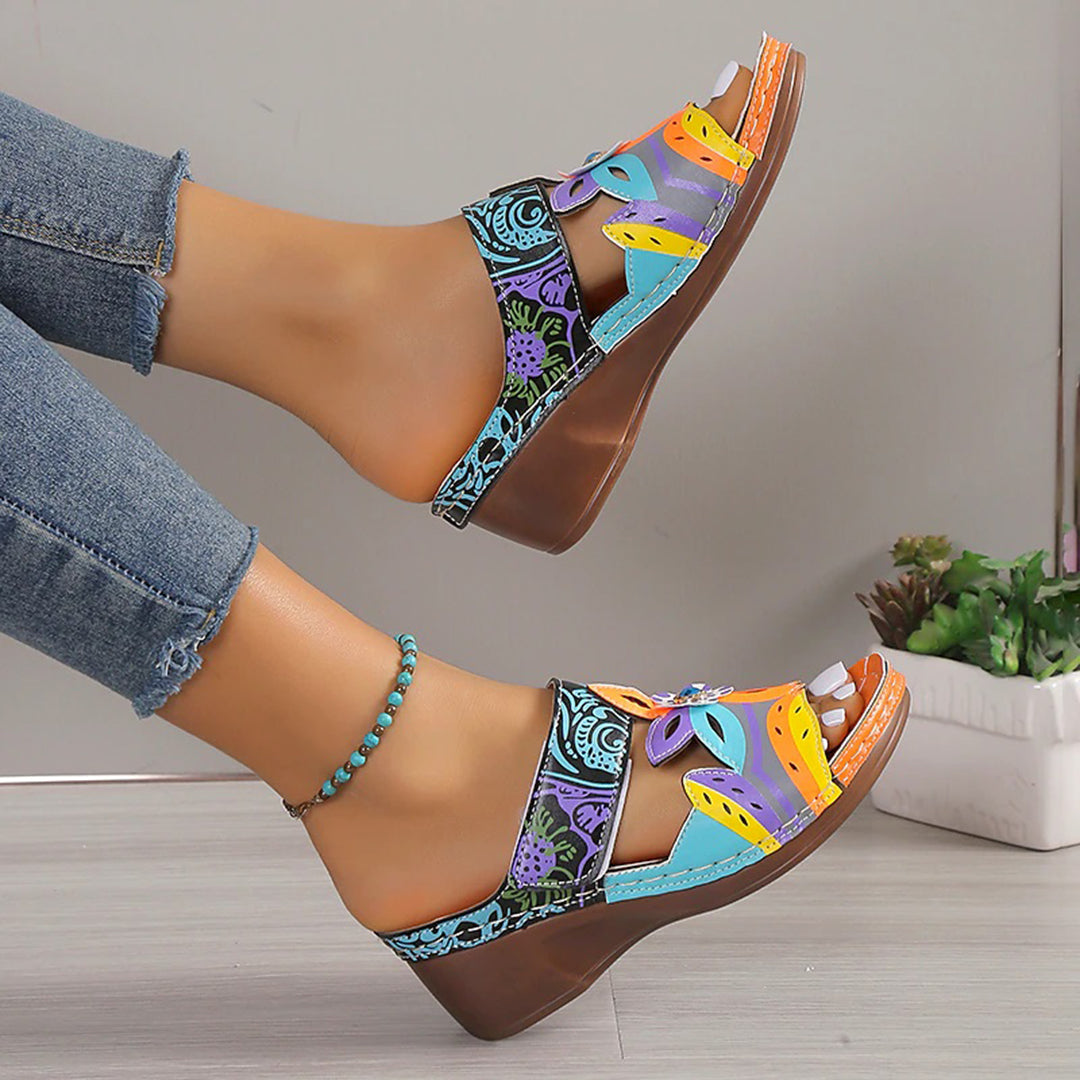 KAMARI - Kleurrijke zomersandalen voor de lente en zomer